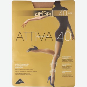 Колготки женские OMSA Attiva 40den caramello 3, Сербия