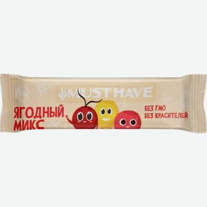 Батончик злаковый MUST HAVE Полезный перекус Ягодный микс, 25г