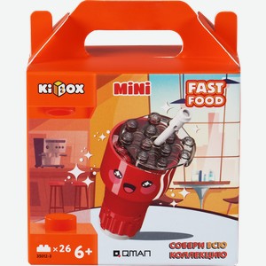 Конструктор KIBOX Фастфуд, в ассортименте, Арт. 35012