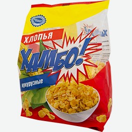 Готовый Завтрак Хамбо, Хлопья Кукурузные, 200 Г