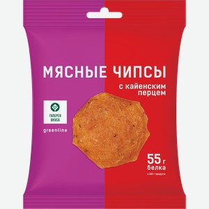Чипсы мясные сыровяленые из курицы ГАЛЕРЕЯ ВКУСА с кайенским перцем, 30г