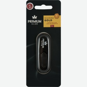 Ароматизатор автомобильный PREMIUM CLUB Prestige Gold, на дефлектор, Арт. 10353