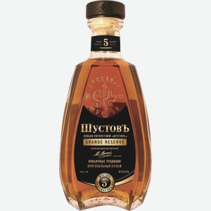 Коньяк Shustoff Пятилетний 40% 250мл