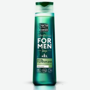 Гель для душа Глубокое очищение мужской Чистая линия 400мл