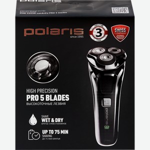 Бритва электрическая POLARIS Wet&dry PRO 5 blades, Арт. PMR 0305R/0304R