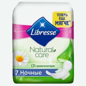 Прокладки Libress Natural Care Maxi Goodnight 7шт