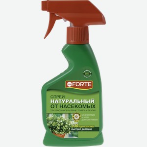 Инсектицид от насекомых-вредителей BONA FORTE натуральный, спрей, 250мл
