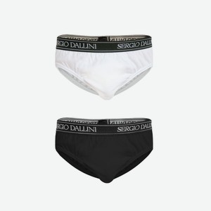Трусы-слипы детские (для мальчиков) набор (белые, черные) SERGIO DALLINI SG002-1 2 шт размер 104-110