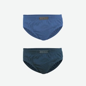 Трусы-слипы детские (для мальчиков) набор (синие, темно-синие) SERGIO DALLINI SG001-1 2 шт размер 11