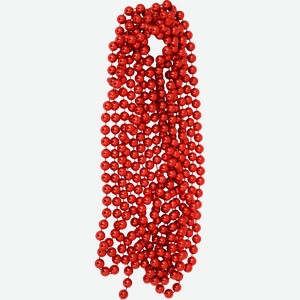 Бусы HOMECLUB цвет красный, 10ммx5м