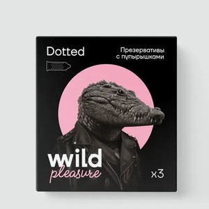 Презервативы латексные «Wild Pleasure» Dotted, 3 шт