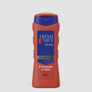 Гель для душа «Fresh&Nice» FOR MEN Очищение и сила, 250 мл