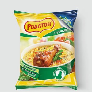 Вермишель «Роллтон» с курицей, 60 г