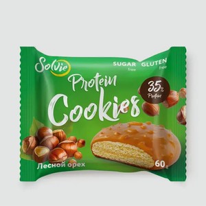 Печенье «Solvie» протеиновое Лесной орех, 60 г