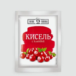 Кисель «Nina Farina» с клюквой, 110 г
