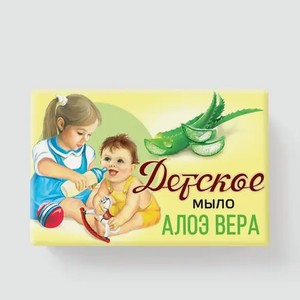 Туалетное мыло «Детское» с Алоэ Вера, 90 г