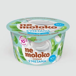 Сметана «NeMoloko» соевая, 10%, 140 г