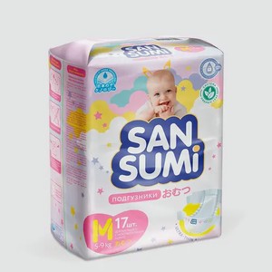 Подгузники «Sansumi» размер M (5-9 кг), 17шт