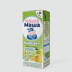 Биолакт 2.8% «Наша Маша» яблоко-груша, 200 г