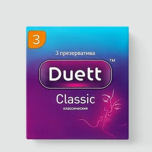 Презервативы «Duett» классические, 3шт