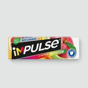 Жевательная резинка «IMPULSE» со вкусом «Multi-Frutti», 14 г