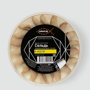 Сельдь «Рыбный ряд» в масле, 150 г