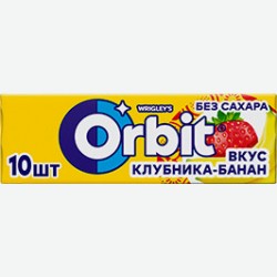 Жевательная Резинка Орбит, Клубника/банан, Сочный Арбуз, Тропическое Манго, 13,6 Г