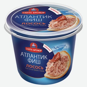 Паста рыбная Санта Бремор Атлантик Фиш с лососем, 140 г