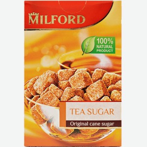 Сахар коричневый MILFORD тростниковый нерафинированный 300 г