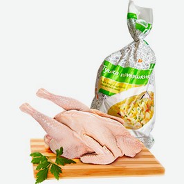 Тушка Куриная Суповая, Замороженная, Потрошёная, 1 Кг