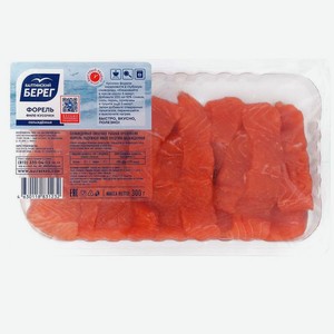 Форель Балтийский Берег радужная филе-кусочки охлаждённая 300 г