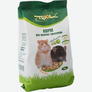 Корм Triol для мелких грызунов с фруктами, 400г