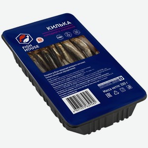 Килька Fish House каспийская обыкновенная холодного копчения 200г, 200 г
