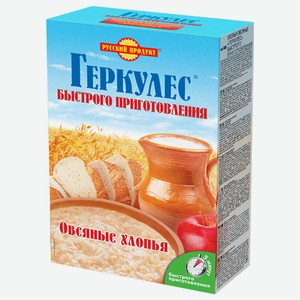 Хлопья овсяные Русский Продукт Геркулес быстрого приготовления, 350 г