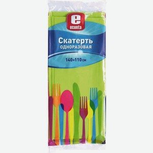 Скатерть одноразовая Econta 140x110см, 1 шт
