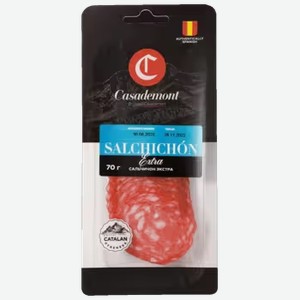 Колбаса Casademont Salchichon Extra сыровяленая нарезка 70 г