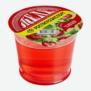 Желе со вкусом клубники 125г