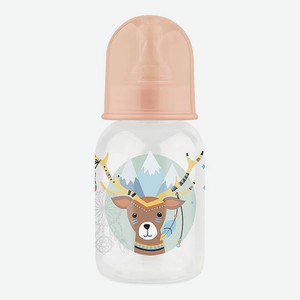 LUBBY Бутылочка для кормления с соской молочной Я люблю, с рождения, 125 мл