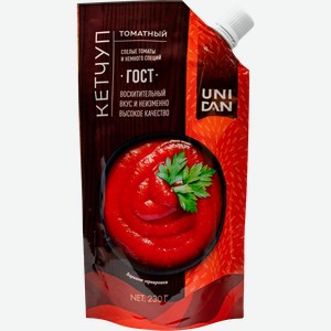 Кетчуп UNI DAN Томатный, 230г