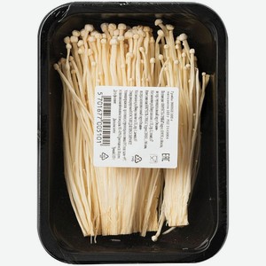 Грибы еноки Китай, 100г