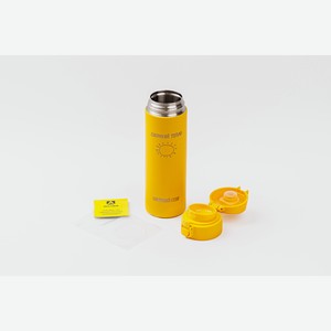 Термос питьевой Сохраняй тепло, желтый 500 мл 1 шт