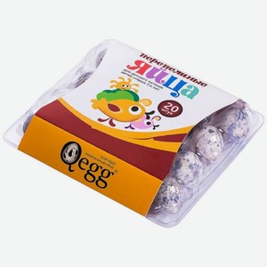 Яйцо перепелиное Qegg для детского питания столовое 20шт, 20 шт