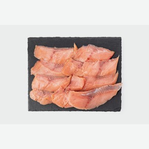 Горбуша ломтики холодного копчения, вес, 1 кг