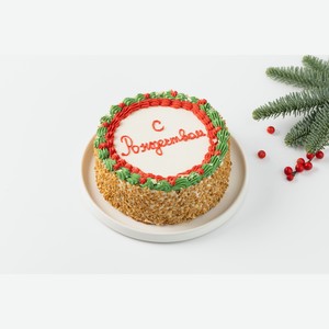 Торт биг-бенто Праздничный клубника-малина 640 г