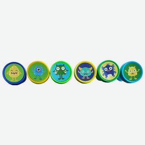 Набор штампов Монстры 6шт., 1 шт