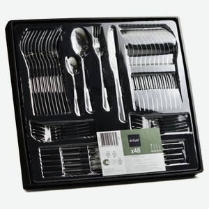 Набор столовых приборов Actuel нержавеющая сталь, 48 предметов