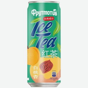 Чай черный Фрутмотив со вкусом белого персика и абрикоса 330мл, 330 мл