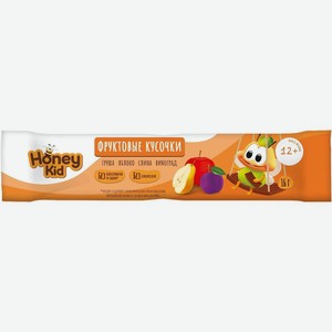 Фруктовые кусочки Honey Kid из груш, яблок, сливы и винограда 16г, 16 г