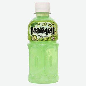 Напиток сокосодержащий Marmell с кусочками кокосового желе со вкусом дыни, 320 мл