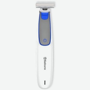 SAKURA Триммер-бритва SA-5530W аккумуляторный бело-синий